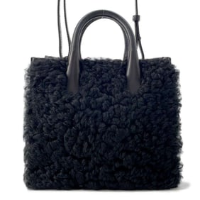 Balenciaga Handbag Padlock Nude Mini 347237 BALENCIAGA 2way Shoulder Bag Black
