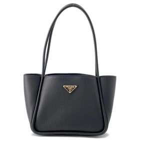 Prada Tote Bag Mini Soft Grain Leather 1BG539 PRADA Black