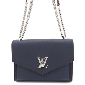 Louis Vuitton Shoulder Bag Soft Calf Leather My Lock Me BB M53196 LOUIS VUITTON Navy