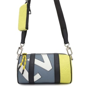 Louis Vuitton Shoulder Bag Monogram Taurillon Polochon M59927 Virgil Abloh