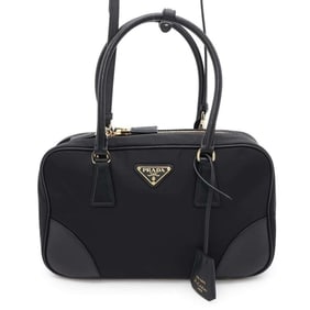 Prada Handbag Re-Edition 1978 Medium Double Handle Bag Nylon Saffiano Leather 1BB115 PRADA 2way