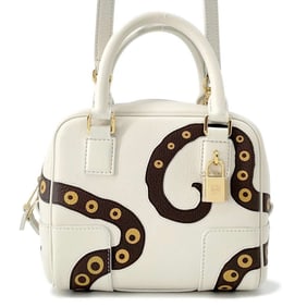 LOEWE Handbag Amazona 16 A039N21X07 2way Shoulder Bag White