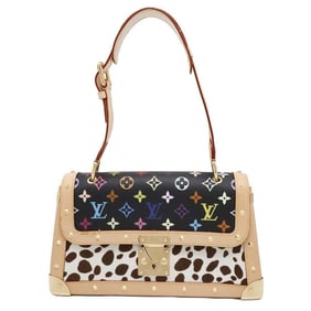 Louis Vuitton Handbag Monogram Multicolor Pony Sac Dalmatian M92825 Black