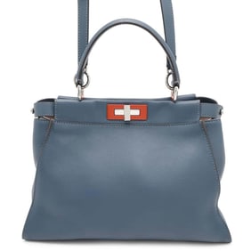 Fendi handbag calf leather peekaboo regular 8BN2903 FENDI bag 2way shoulder