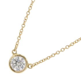 Tiffany Necklace Elsa Peretti By the Yard Diamond 0.37ct K18YG 60017719 & Co.