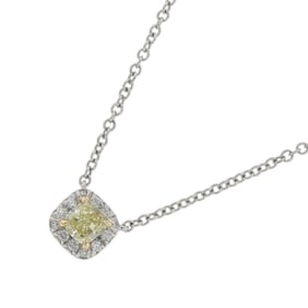 Tiffany Necklace Soleste Yellow Diamond 0.21ct 0.03ct Pt950 Tiffany&Co.