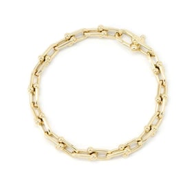 Tiffany bracelet hardware small link K18YG yellow gold Tiffany&Co.
