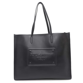 Dolce & Gabbana Tote Bag Relief Calf Leather BM2219AG21880999 Black