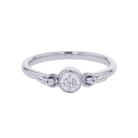 Tiffany Ring Swan Diamond Pt950 Platinum Size Approx. & Co.