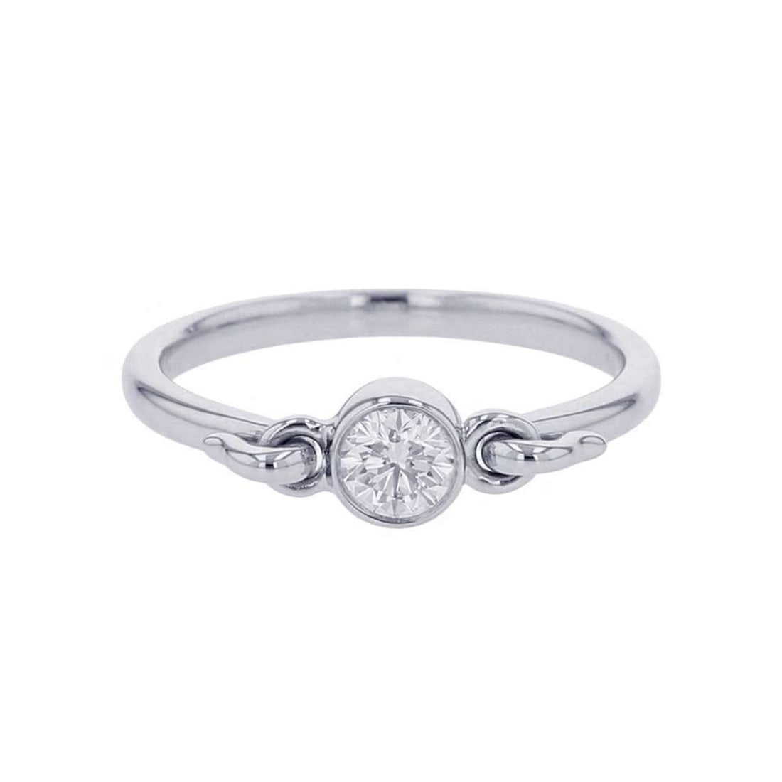 Tiffany Ring Swan Diamond Pt950 Platinum Size Approx. & Co. (1 of 10)