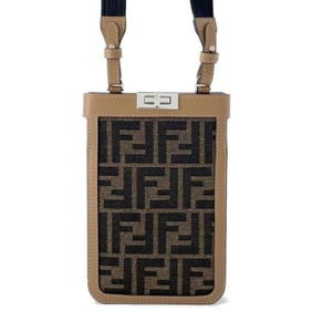 Fendi Shoulder Bag Zucca Phone Case Canvas 7AS156 FENDI