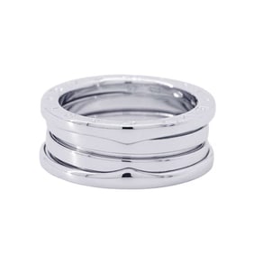 Bvlgari Bulgari Ring B-zero1 2-band K18WG White Gold Size 57