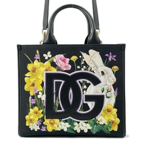 Dolce & Gabbana Tote Bag DG Daily Canvas BB7425B9P961 DOLCE&GABBANA Black