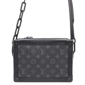 Louis Vuitton Shoulder Bag Monogram Eclipse Soft Trunk M44730 LOUIS VUITTON Black