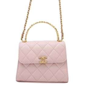 Chanel Chain Shoulder Bag Matelasse Coco Mark Lambskin AP2945 CHANEL