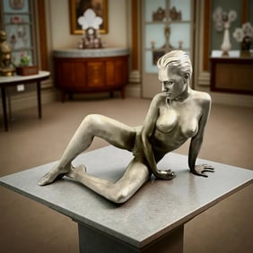 Ramon Parmenter "Timeless Innocence" 621 Oz Silver Statue