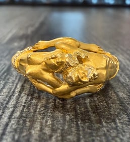 Carrera y Carrera 18K Gold and Diamond Adam And Eve Ring