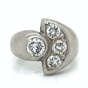 Art Deco Platinum 1.85 Ct. Diamond Ring