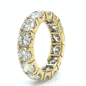18K Yellow Gold 5.30 Ct. Diamond Eternity Band