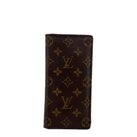 LOUIS VUITTON Louis Vuitton Wallet M66540 Portefeuille Brazza Monogram Long Brown Unisex