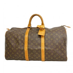 Louis Vuitton Boston Bag Monogram Keepall 50 M41426 Brown Men's Women's