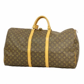 Louis Vuitton Boston Bag Monogram Keepall 60 M41422 Brown Women's