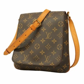 Louis Vuitton Shoulder Bag Monogram Musette Salsa Long Strap M51387 Brown Women's