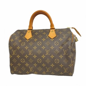 Louis Vuitton Handbag Monogram Speedy 30 M41108 Brown Ladies