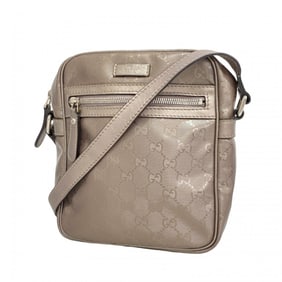 Gucci Shoulder Bag GG Imprime 233268 Coated Canvas Pink Women's
