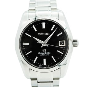 Seiko Grand 9S65-00B0 Black Dial Watch Men's