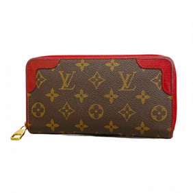 Louis Vuitton Long Wallet Monogram Zippy M61854 Retiro Ladies