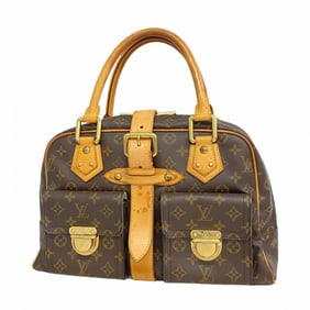 Louis Vuitton Handbag Monogram Manhattan GM M40025 Brown Ladies