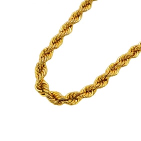 Christian Dior Necklace Chain GP Plated Gold Ladies