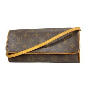Louis Vuitton Shoulder Bag Monogram Pochette Twin GM M51852 Brown Women's