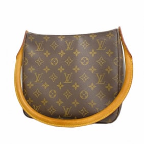 Louis Vuitton Shoulder Bag Monogram Looping MM M51146 Brown Women's