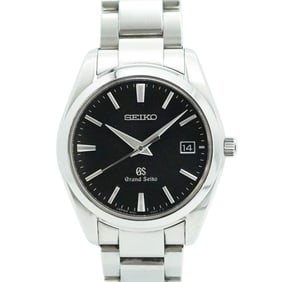 Seiko Grand 9F62-0AB0 Black Dial Men's Watch