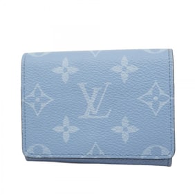 Louis Vuitton Business Card Holder Taigarama Envelope Carte de Visite M14118 Sky Blue Men's