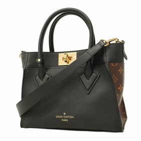 Louis Vuitton Handbag Monogram On My Side PM M57728 Brown Noir Ladies