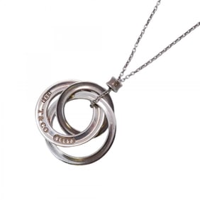Tiffany Necklace Interlocking Circle Silver 925 Ladies