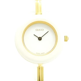 Gucci Change Bezel 11 12.2 White Dial Watch for Women