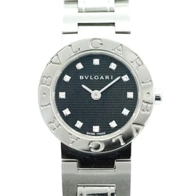 Bvlgari BB23SS Black Dial Watch for Women