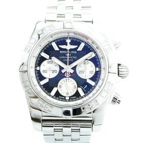 Breitling Chronomat 44 AB0110 Black Dial Men's Watch