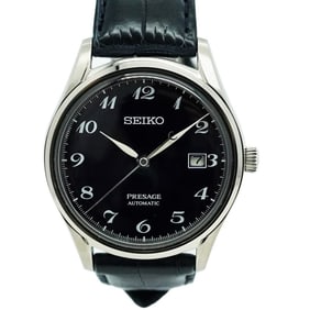 Seiko Presage 6L35-00B0 Navy Dial Watch for Men