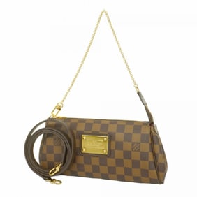 Louis Vuitton Shoulder Bag Damier Eva N55213 Ebene Ladies