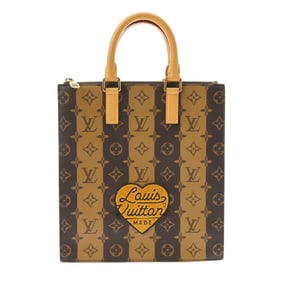 LOUIS VUITTON Louis Vuitton Monogram Stripe Sac Plat LV Square NIGO Collaboration Brown M45969