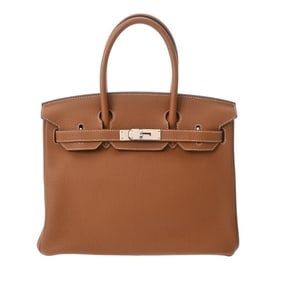 HERMES Hermes Birkin 30 Gold Y Stamp (around 2020) Women's Togo Handbag