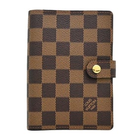 Louis Vuitton Agenda PM Women's and Men's Notebook Cover R20700 Damier Brown
