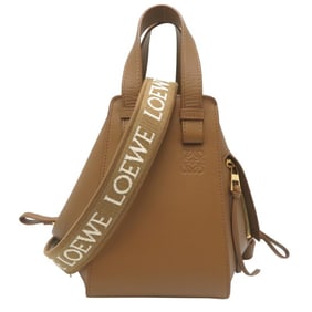 Loewe Hammock Compact Women's Handbag Leather Light Brown