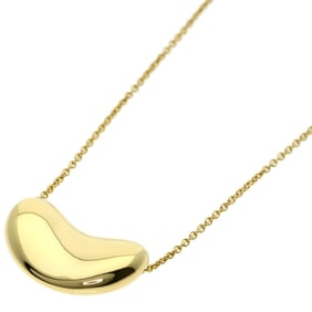 Tiffany Bean Necklace 18K Yellow Gold Women's TIFFANY&Co.