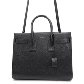 Saint Laurent handbag Sac du Jour leather 355153 SAINT LAURENT PARIS 2way shoulder bag black